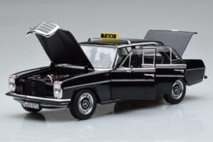 Mercedes 200 W115 Taksometrs Norev 1:18 183776 Metāls — attēls 2 no 7