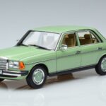 Mercedes 200 W123 Zaļš Norev 1:18 183796 Metāls