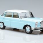 Mercedes 220 S W111 Zils Norev 1:18 183920 Metāls - image 5 of 7