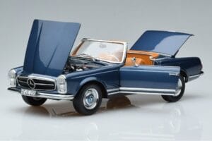 Mercedes 230 SL W113 Pagoda Zils Ierobežots Izdevums Norev 1:18 183767 Metāls — attēls 2 no 8