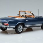 Mercedes 230 SL W113 Pagoda Zils Ierobežots Izdevums Norev 1:18 183767 Metāls - image 3 of 8