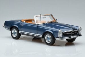 Mercedes 230 SL W113 Pagoda Zils Ierobežots Izdevums Norev 1:18 183767 Metāls — attēls 6 no 8