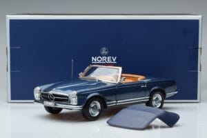 Mercedes 230 SL W113 Pagoda Zils Ierobežots Izdevums Norev 1:18 183767 Metāls — attēls 8 no 8