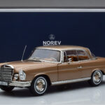 Mercedes 250 SE Coupe W111 Zelta Metaliks Norev 1:18 - image 7 of 7