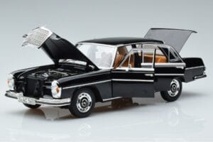 Mercedes 280 SE W108 Melns Norev 1:18 183762 Metāls — attēls 2 no 7