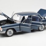 Mercedes 280 SE W108 Tumši Zils Metaliks Norev 1:18 - image 2 of 8