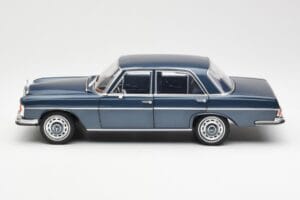 Mercedes 280 SE W108 Tumši Zils Metaliks Norev 1:18 183534 Metāls — attēls 4 no 8