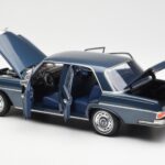 Mercedes 280 SE W108 Tumši Zils Metaliks Norev 1:18 - image 5 of 8