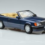 Mercedes 300 CE-24 A124 Kabriolets Nautical Zils Ierobežots Izdevums Norev 1:18 183879 Metāls - image 5 of 7