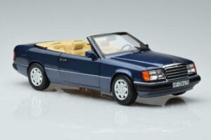 Mercedes 300 CE-24 A124 Kabriolets Nautical Zils Ierobežots Izdevums Norev 1:18 183879 Metāls — attēls 5 no 7