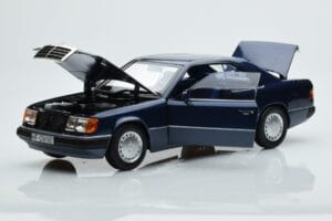 Mercedes 300 CE-24 C124 Coupe Nautical Zils Ierobežots Izdevums Norev 1:18 183882 Metāls — attēls 2 no 7
