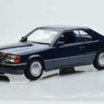 Mercedes 300 CE-24 C124 Coupe Nautical Zils Ierobežots Izdevums Norev 1:18 183882 Metāls