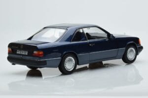 Mercedes 300 CE-24 C124 Coupe Nautical Zils Ierobežots Izdevums Norev 1:18 183882 Metāls — attēls 3 no 7
