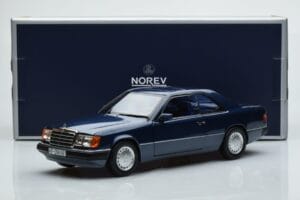 Mercedes 300 CE-24 C124 Coupe Nautical Zils Ierobežots Izdevums Norev 1:18 183882 Metāls — attēls 7 no 7