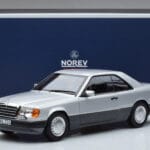Mercedes 300 CE-24 C124 Coupe Sudrabs Norev 1:18 183880 Metāls - image 7 of 7