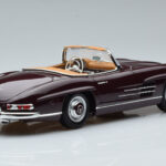 Mercedes 300 SL W198 Roadster Sarkans Norev 1:18 - image 3 of 8