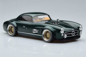 Mercedes 300 SL Speedster Hard Top By S-Klub Zaļš GT Spirit 1:18 GT872 Sveķi — attēls 4 no 6