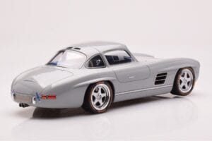 Mercedes 300 SL W198 Gullwing By S-Klub Pelēks GT Spirit 1:18 GT418 Sveķi — attēls 2 no 6