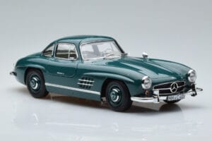 Mercedes 300 SL W198 Gullwing Zaļš Norev 1:18 183851 Metāls — attēls 5 no 7