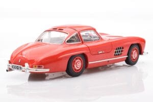 Mercedes 300 SL W198 Gullwing Sarkans Minichamps 1:18 110037211 Metāls — attēls 3 no 8