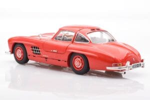 Mercedes 300 SL W198 Gullwing Sarkans Minichamps 1:18 110037211 Metāls — attēls 7 no 8