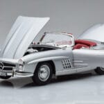 Mercedes 300 SL W198 Roadster Norev 1:18 183890 Metāls - image 2 of 10