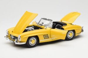 Mercedes 300 SL W198 Roadster Dzeltens Norev 1:18 B66040669 Metāls — attēls 2 no 8