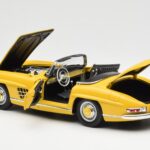Mercedes 300 SL W198 Roadster Dzeltens Norev 1:18 - image 5 of 8