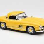 Mercedes 300 SL W198 Roadster Dzeltens Norev 1:18 - image 6 of 8
