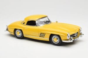 Mercedes 300 SL W198 Roadster Dzeltens Norev 1:18 B66040669 Metāls — attēls 6 no 8
