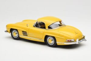 Mercedes 300 SL W198 Roadster Dzeltens Norev 1:18 B66040669 Metāls — attēls 7 no 8