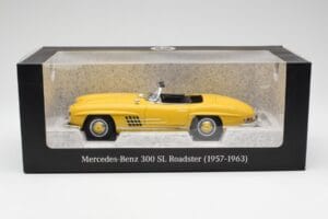 Mercedes 300 SL W198 Roadster Dzeltens Norev 1:18 B66040669 Metāls — attēls 8 no 8
