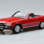Mercedes 450 SL R107 US Versija Sarkans Norev 1:18