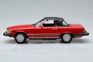 Mercedes 450 SL R107 US Versija Sarkans Norev 1:18 183729 Metāls — attēls 4 no 8