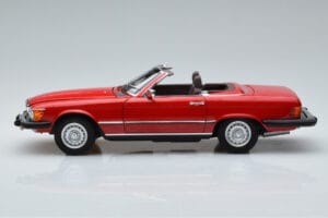 Mercedes 450 SL R107 US Versija Sarkans Norev 1:18 183729 Metāls — attēls 5 no 8