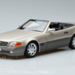 Mercedes 500 SL R129 Smoke Sudrabs Norev 1:18 183719 Metāls