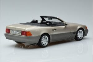 Mercedes 500 SL R129 Smoke Sudrabs Norev 1:18 183719 Metāls — attēls 3 no 7
