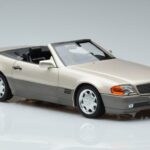 Mercedes 500 SL R129 Smoke Sudrabs Norev 1:18 183719 Metāls - image 5 of 7