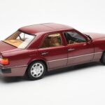 Mercedes 500E W124 Sarkans Metallic Dīlera Izdevums Norev 1:18 - image 3 of 8