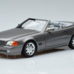 Mercedes 500 SL R129 Pelēks Metallik Norev 1:18 183715 Metāls