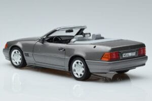 Mercedes 500 SL R129 Pelēks Metallik Norev 1:18 183715 Metāls — attēls 6 no 7