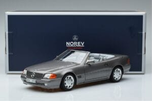 Mercedes 500 SL R129 Pelēks Metallik Norev 1:18 183715 Metāls — attēls 7 no 7