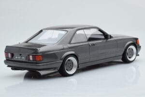 Mercedes 560 SEC C126 AMG Wide Body Pelēks Otto 1:18 OT823 Sveķi — attēls 2 no 6