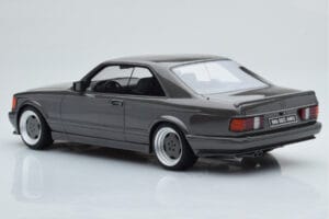Mercedes 560 SEC C126 AMG Wide Body Pelēks Otto 1:18 OT823 Sveķi — attēls 5 no 6