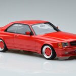 Mercedes 560 SEC W126 Widebody Sarkans Otto 1:18 OT995 Sveķi - image 4 of 6