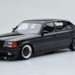 Mercedes 560 SEL AMG W126 Obsidian Melns Otto 1:18