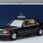 Mercedes 560 SEL W126 Melns Norev 1:18 - image 7 of 7
