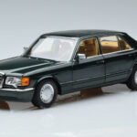 Mercedes 560 SEL W126 Tumšzaļš Metaliks Norev 1:18
