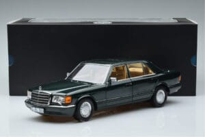 Mercedes 560 SEL W126 Tumšzaļš Metaliks Norev 1:18 B66040682 Metāls — attēls 7 no 7