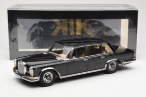 Mercedes 600 SWB W100 Melns KK-Scale 1:18 180601 Metāls — attēls 6 no 6